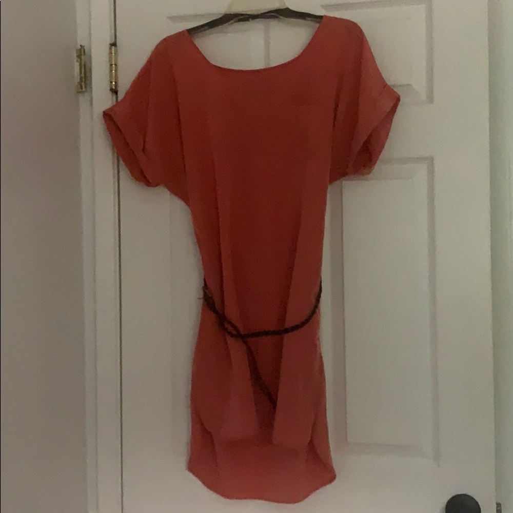 Orange dress never worn. New!!!